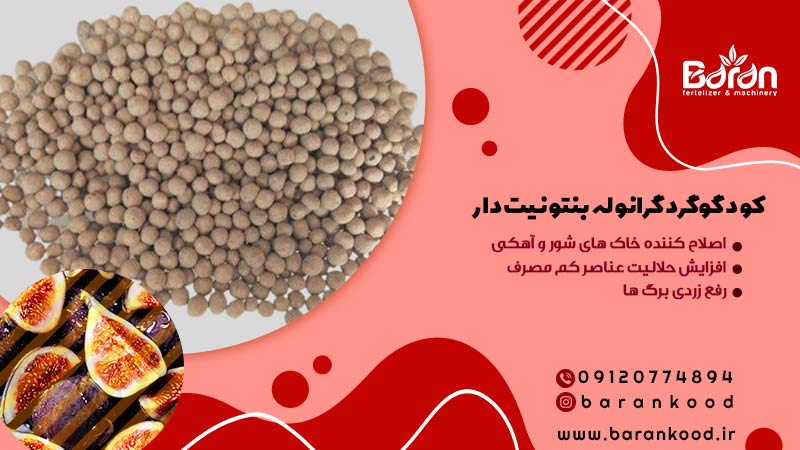 کود گوگرد گرانوله بنتونیت دار