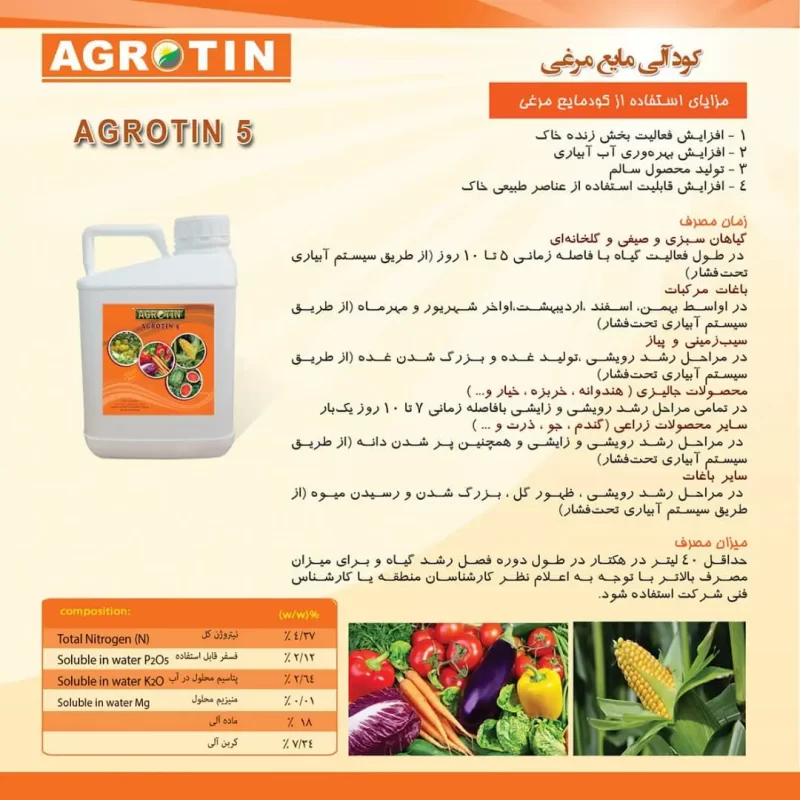 کود مایع مرغی