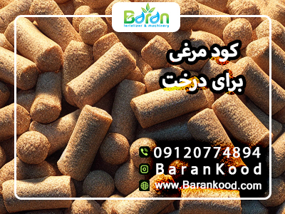 کود مرغی برای درختان