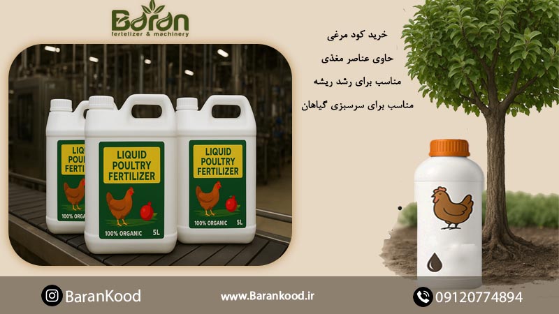 کود مرغی مایع برای درخت انار