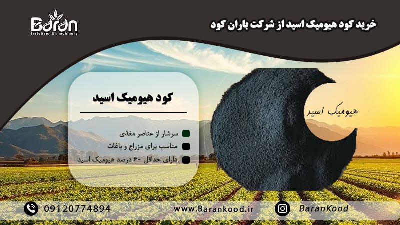کود هیومیک اسید 60 درصد