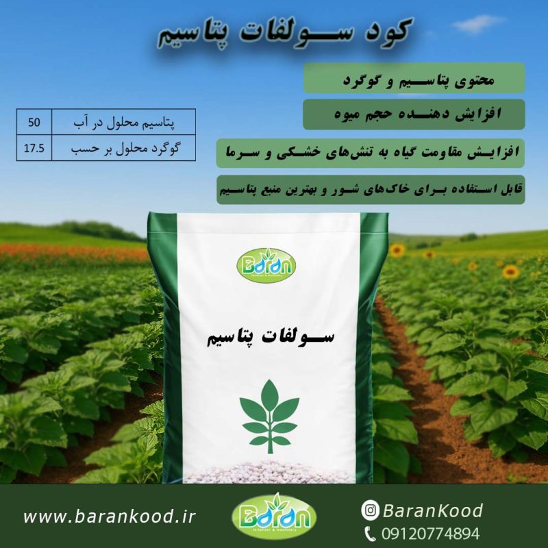 کود سولفات پتاسیم